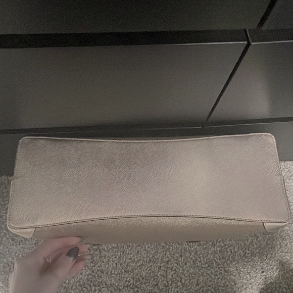 Kate Spade Lola Shimmy Glitter Rose Gold Holiday Tote Bag - Picture 12 of 14